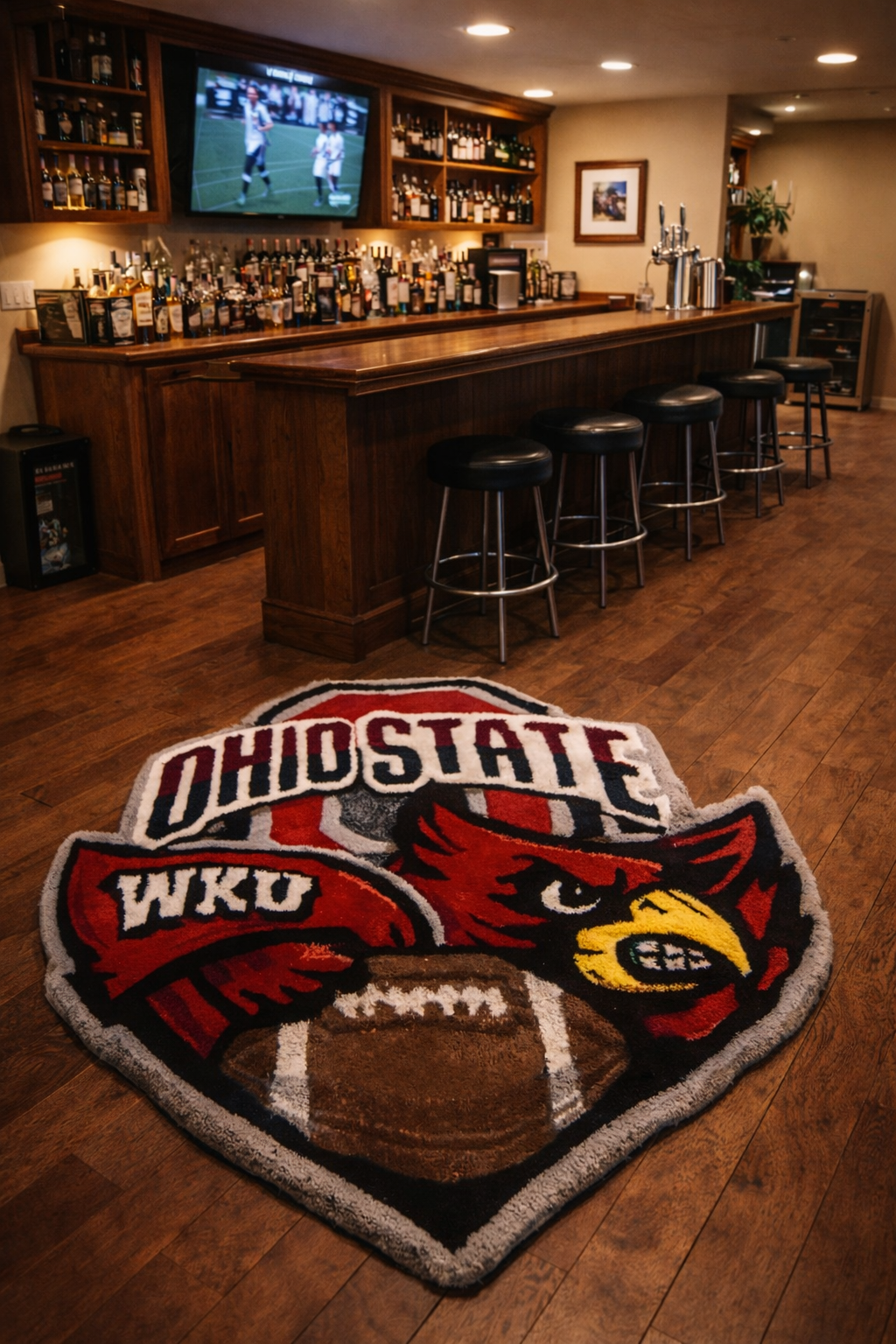 Custom Sports Mashup Rug – Personalized 3 ft Multi-Team Tufted Rug