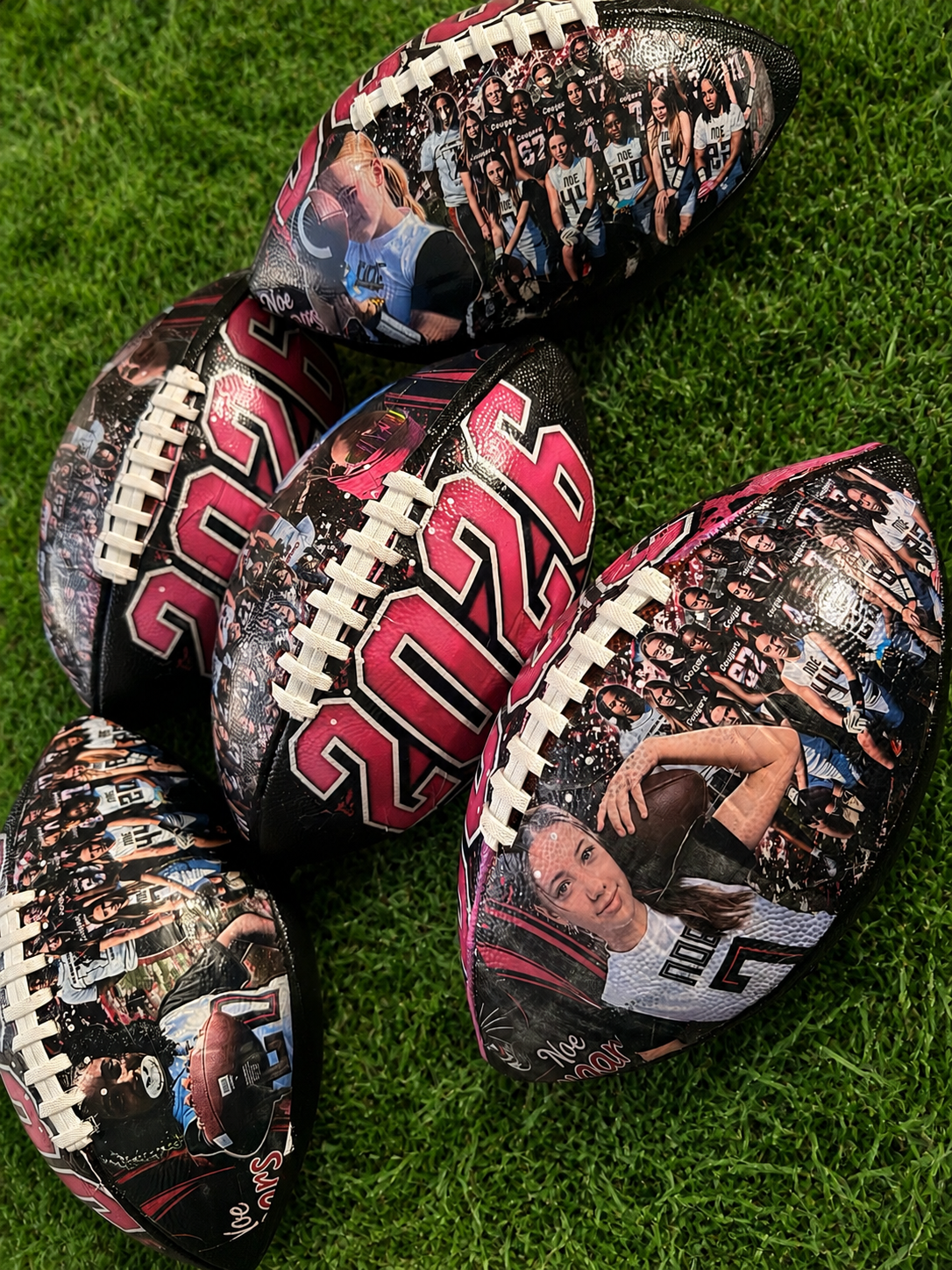Custom Senior Night Football – Personalized Photo Memory Ball