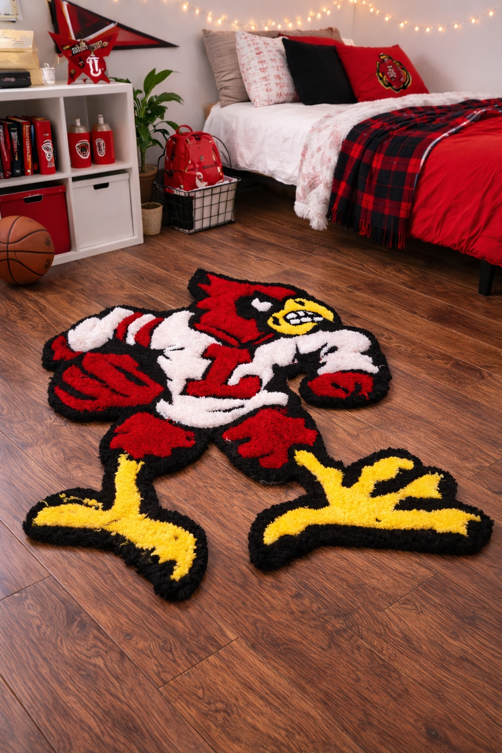 Custom Sports Logo Rug – Personalized 2 ft Tufted Team Rug