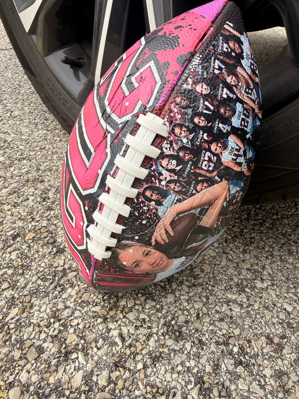 Custom Senior Night Football – Personalized Photo Memory Ball