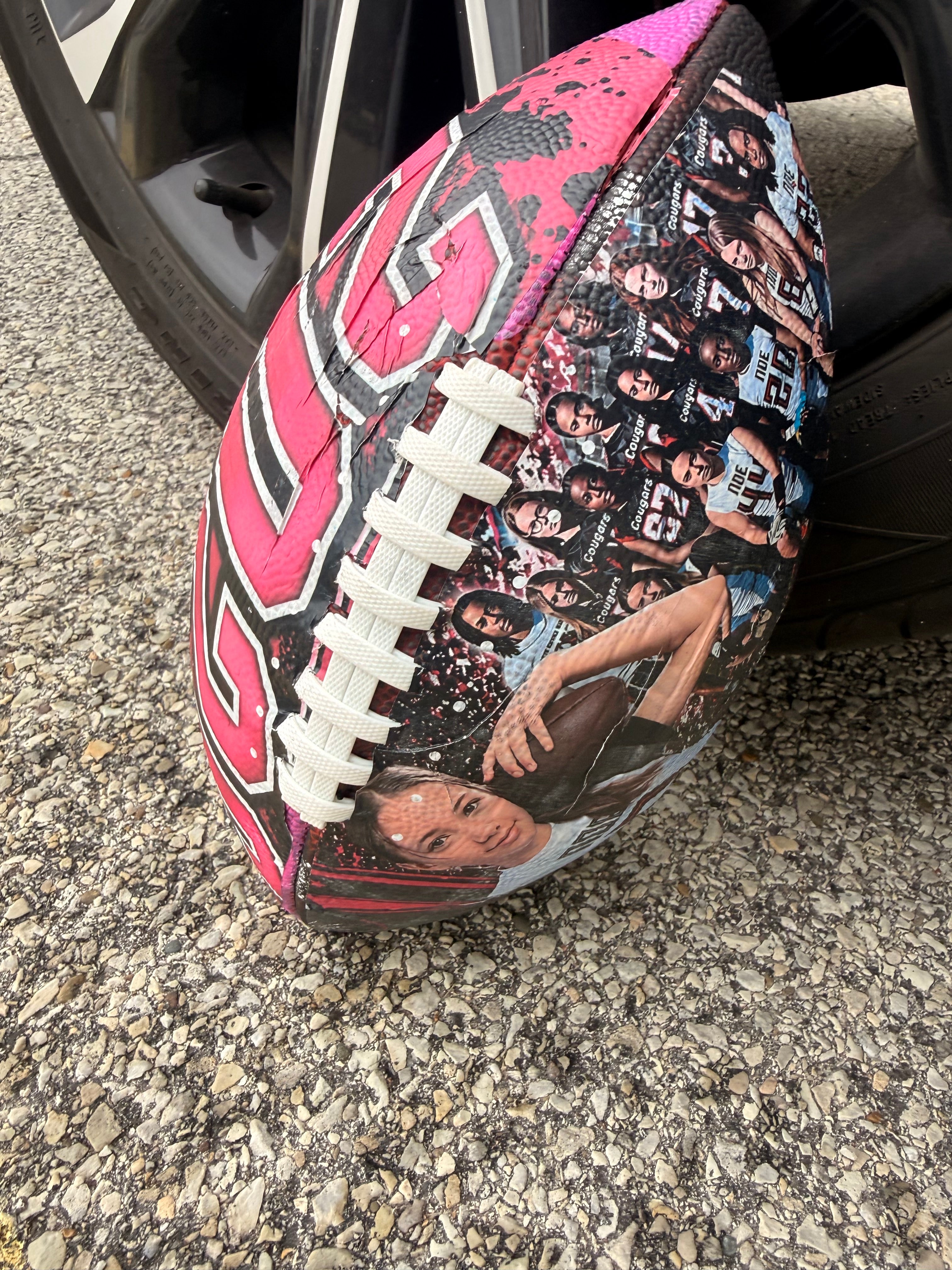 Custom Senior Night Football – Personalized Photo Memory Ball